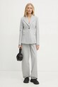 Kalhoty Patrizia Pepe 8P0674.A025 šedá SS25