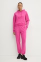 Patrizia Pepe pantaloni de trening din bumbac 8P0687.J079 roz SS25