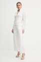 Elisabetta Franchi pantaloni KP65S51E2 bej SS25