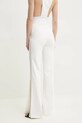 Kalhoty Elisabetta Franchi PA06951E2 bílá SS25