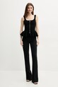 Elisabetta Franchi pantaloni PA08451E2 negru SS25