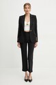 Elisabetta Franchi spodnie PA08951E2 czarny SS25