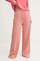 HUGO spodnie dresowe wzorzyste pomarańczowy 50531676