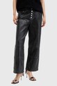 AllSaints pantaloni de bumbac TAY CARPENTER W022EB negru SS25