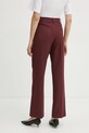 Oblečenie Nohavice La Mania DEVIN DEVIN burgundské