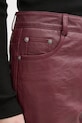 Gestuz pantaloni de piele rosu 10909798