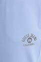 Guess Jeans pantaloni de trening din bumbac albastru W5RB63.K68I4