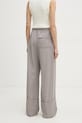 Odzież Victoria Beckham spodnie wełniane 1125WTR006059A fioletowy