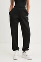 Rotate pantaloni de trening din bumbac uni negru 113428100