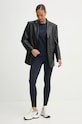 BOSS legginsy 50534562 granatowy SS25
