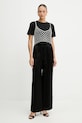 Pinko spodnie 104595.A2BU czarny SS25