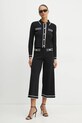 Штани Karl Lagerfeld A1W10072 чорний SS25