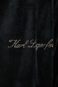 Βελούδινο παντελόνι φόρμας Karl Lagerfeld μαύρο A1W44004