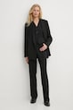 Samsoe Samsoe pantaloni SALOTI F24400193 negru SS25