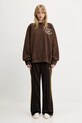 Tepláky adidas Originals Firebird JP2311 hnedá