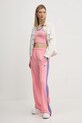 adidas Originals pantaloni della tuta Firebird JP2312 rosa SS25