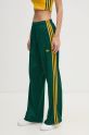 adidas Originals pantaloni de trening Firebird cu modele verde JP2314