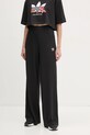 Παντελόνι adidas Originals Essential πλεκτό ύφασμα μαύρο JD1499