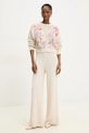Kalhoty Twinset 251TP3251 béžová SS25
