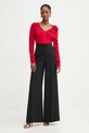 Twinset pantaloni 251TP2102 negru SS25