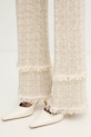 Kalhoty Twinset 251TP3562 béžová
