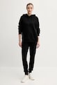 Bombažen spodnji del trenirke Armani Exchange XW000497.AF12739 črna SS25