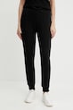 Armani Exchange spodnie dresowe bawełniane aplikacja czarny XW000503.AF12804