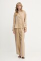 Nohavice Armani Exchange XW000569.AF12055 zelená SS25