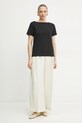 Liviana Conti pantaloni de trening cu amestec de in F5SL78 bej ZS25