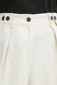 Liviana Conti pantaloni de trening cu amestec de in bej F5SL78