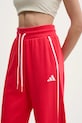 Παντελόνι φόρμας adidas W CB Color Pop κόκκινο JG6252