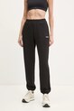 Guess spodnie dresowe MARGARET aplikacja czarny V5RB02.KCLD1