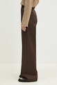 MM6 Maison Margiela spodnie z domieszką wełny S52KA0516 brązowy SS25