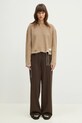 MM6 Maison Margiela spodnie z domieszką wełny S52KA0516