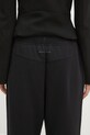 MM6 Maison Margiela spodnie dresowe bawełniane czarny S62KB0227