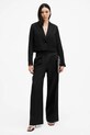 AllSaints pantaloni SHORES drept negru W015QB