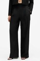 AllSaints pantaloni SHORES W015QB negru SS25