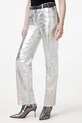Шкіряні штани AllSaints SAIGE W047TB срібний SS25