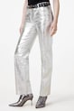 Шкіряні штани AllSaints SAIGE W047TB срібний SS25