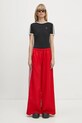 Donji dio trenirke adidas Originals OVERSIZED TP JD3388 crvena
