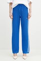 adidas Originals spodnie dresowe Crochet Trackpant dzianina niebieski JN3620