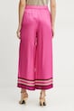 Ruházat Luisa Spagnoli selyemnadrág 542106 rózsaszín