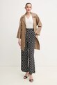 Marella pantaloni de matase FAITI 2513131121 negru SS25