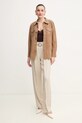 Marella pantaloni din amestec de in FATTO 2513131124 bej SS25