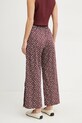 Îmbrăcăminte Marella pantaloni de bumbac CRICKET 2513131202 burgundia