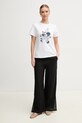 Marella pantaloni din in Emme by Marella 2515131072 negru SS25