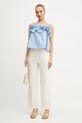 Marella pantaloni Emme by Marella 2515131152 bej SS25