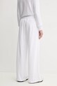 Abbigliamento Versace Jeans Couture pantaloni della tuta di cotone 78HAAC07.CF00C bianco