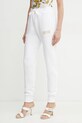 Бавовняні спортивні штани Versace Jeans Couture бавовна білий 78HAAT06.CF01T