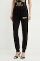 Versace Jeans Couture pantaloni de trening din bumbac bumbac negru 78HAAT06.CF01T
